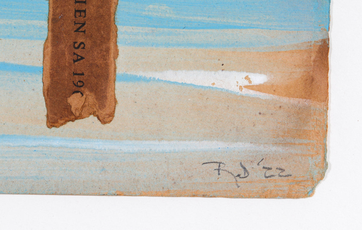 <i>A Month in New Orleans I</i> <br>2022 Mixed Media Collage <br><br>#C0712