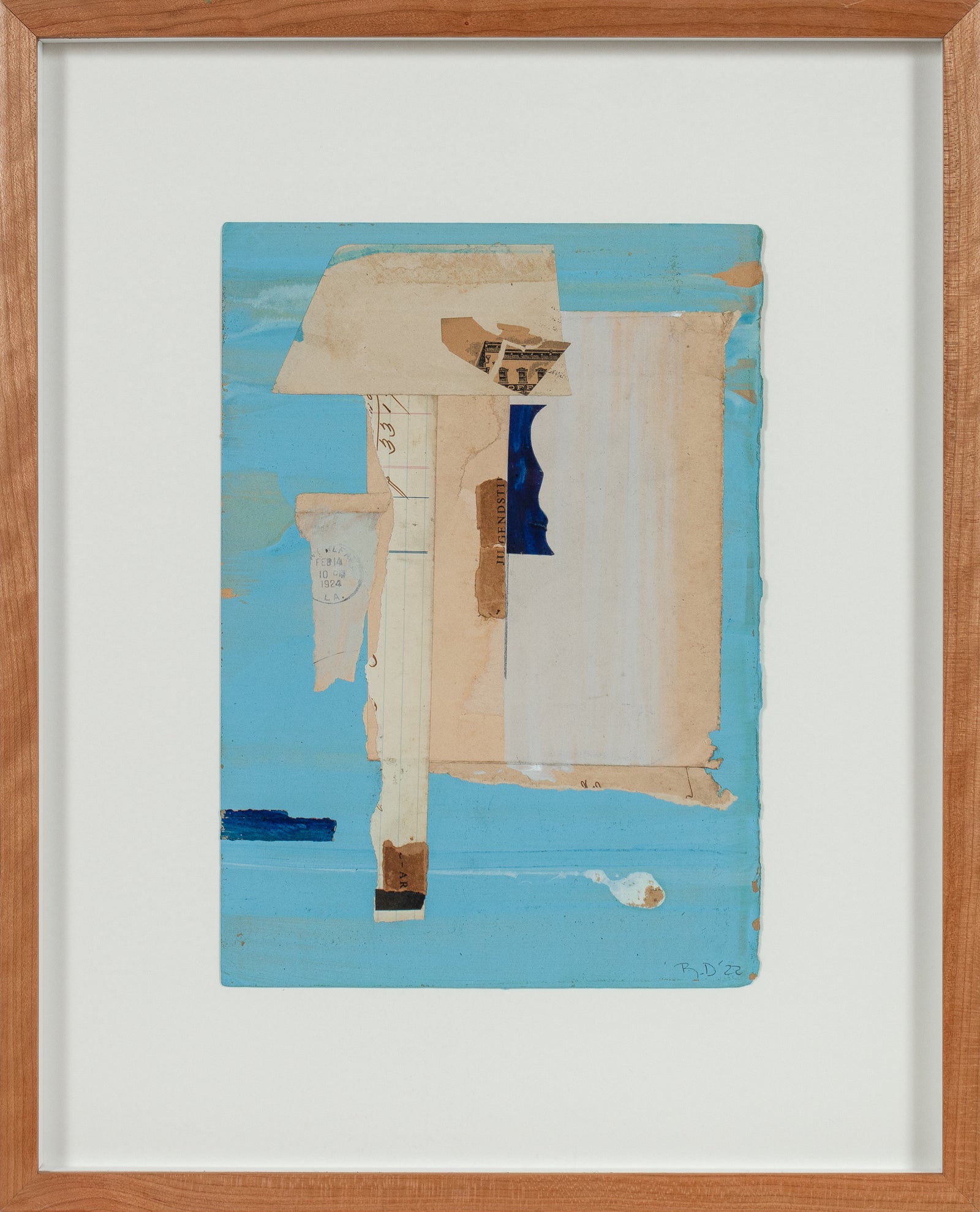 <i>A Month in New Orleans II</i> <br>2022 Mixed Media Collage <br><br>#C0713