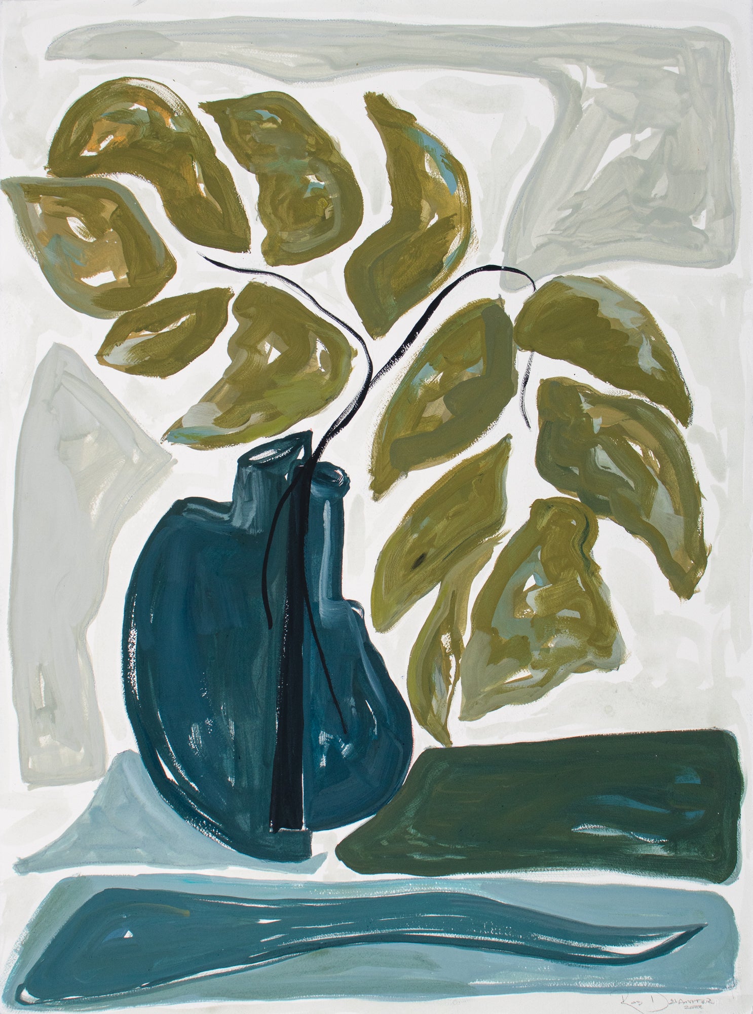 <i>Constance Street I (New Orleans)</i> <br>2022 Hand-Mixed Pigments <br><br>#C0717