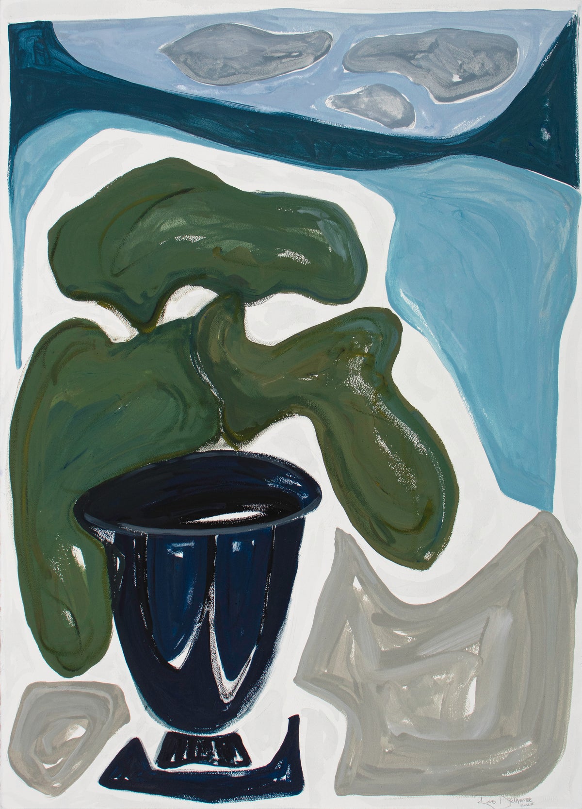 <i>Constance Street II (New Orleans)</i> <br>2022 Hand-Mixed Pigments <br><br>#C0720