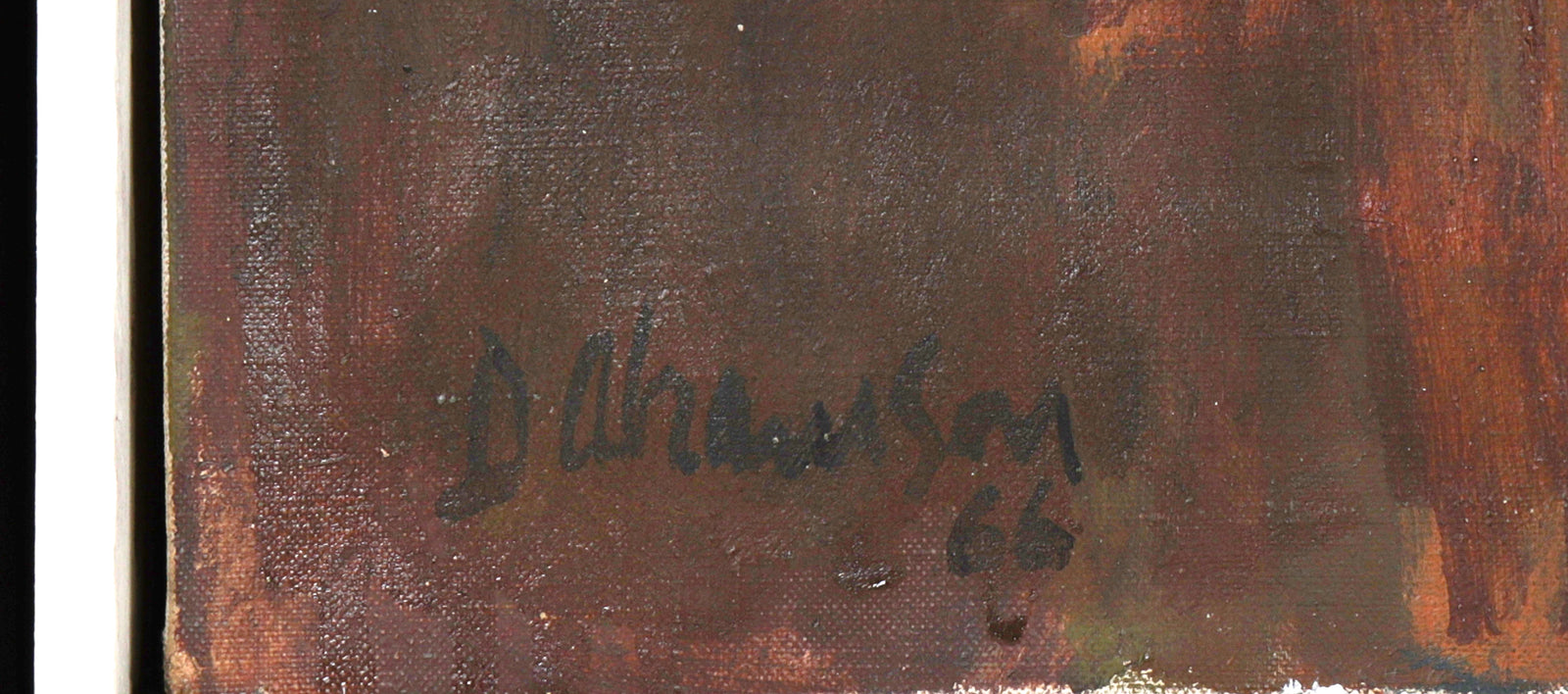 <i>Still Life with Glass Jug & Lucky Strikes (Deskview)</i> <br>1966 Oil <br><br>#C0728