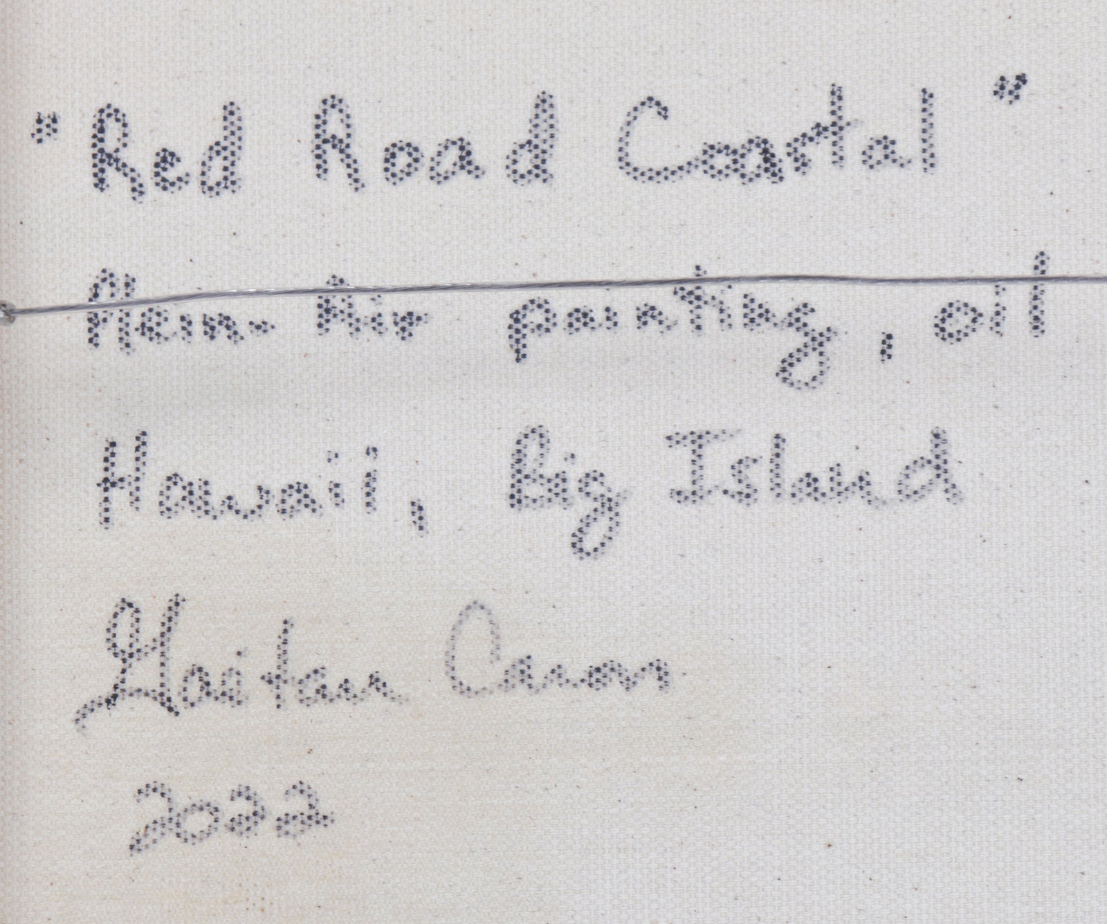 <i>Red Road Coastal</i> <br>2022 Oil <br><br>#C0754