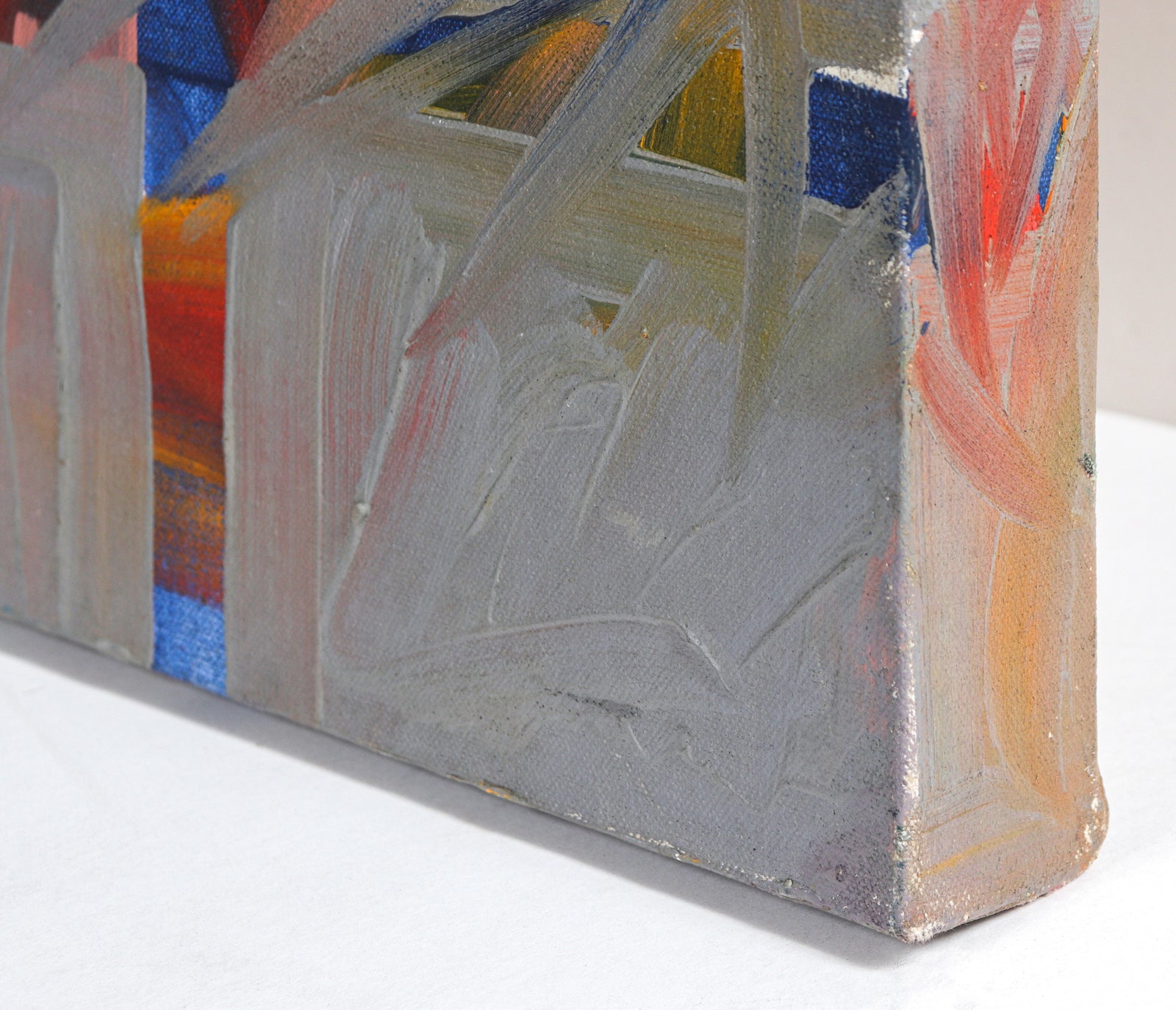 Abstract on a Grid <br>1984 Acrylic <br><br>#C0839