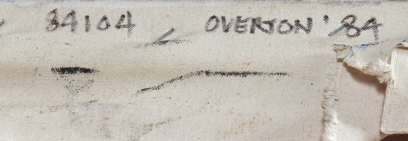 Abstract on a Grid <br>1984 Acrylic <br><br>#C0839