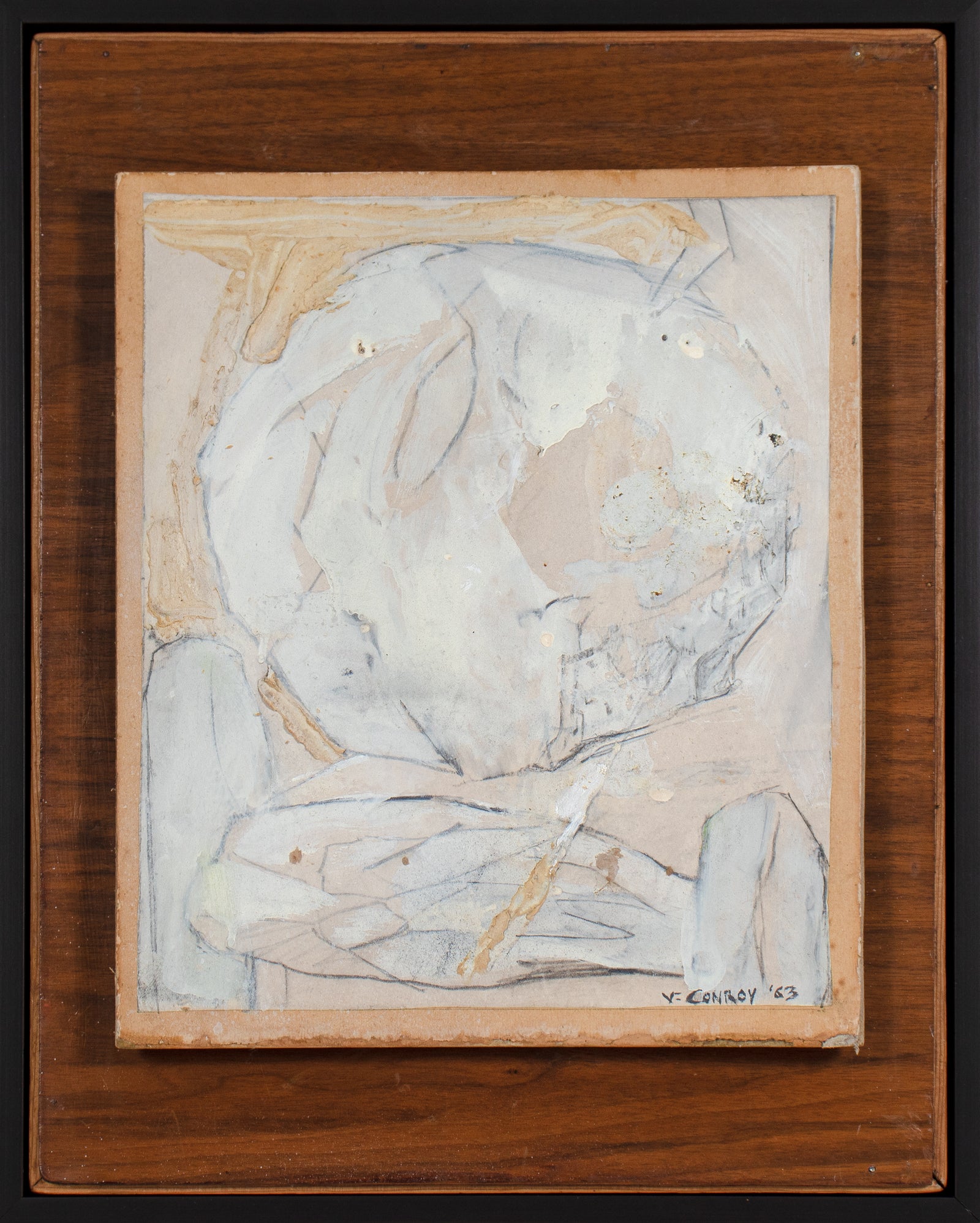 1963 Mixed Media Sculptural Relief <br><br>#C0924