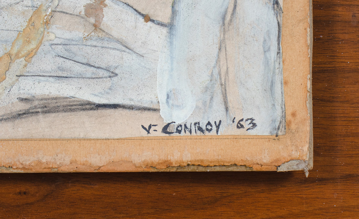 1963 Mixed Media Sculptural Relief <br><br>#C0924