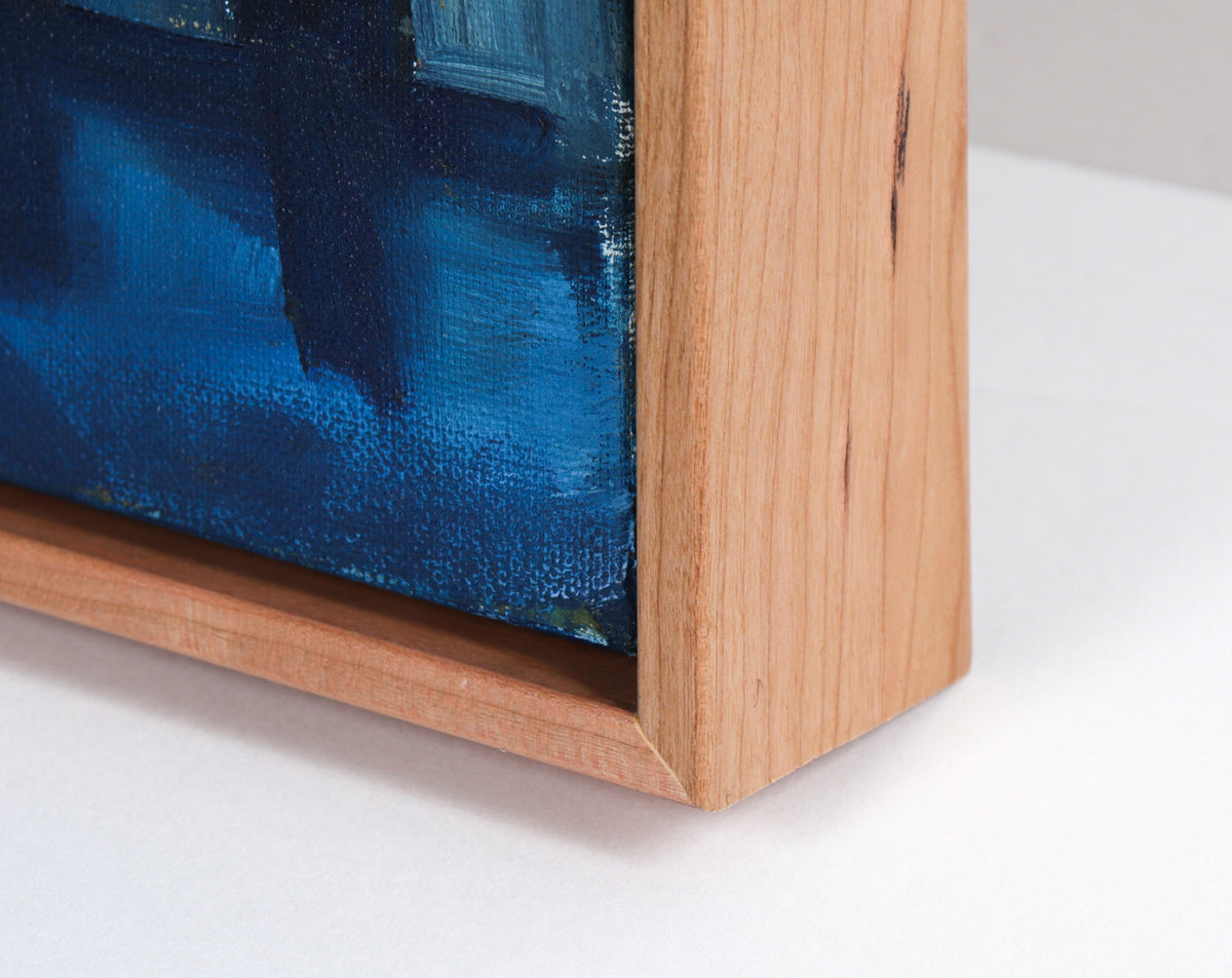 Painting of a Shipping Barge <br>20th Cetury Oil <br><br>#C0930