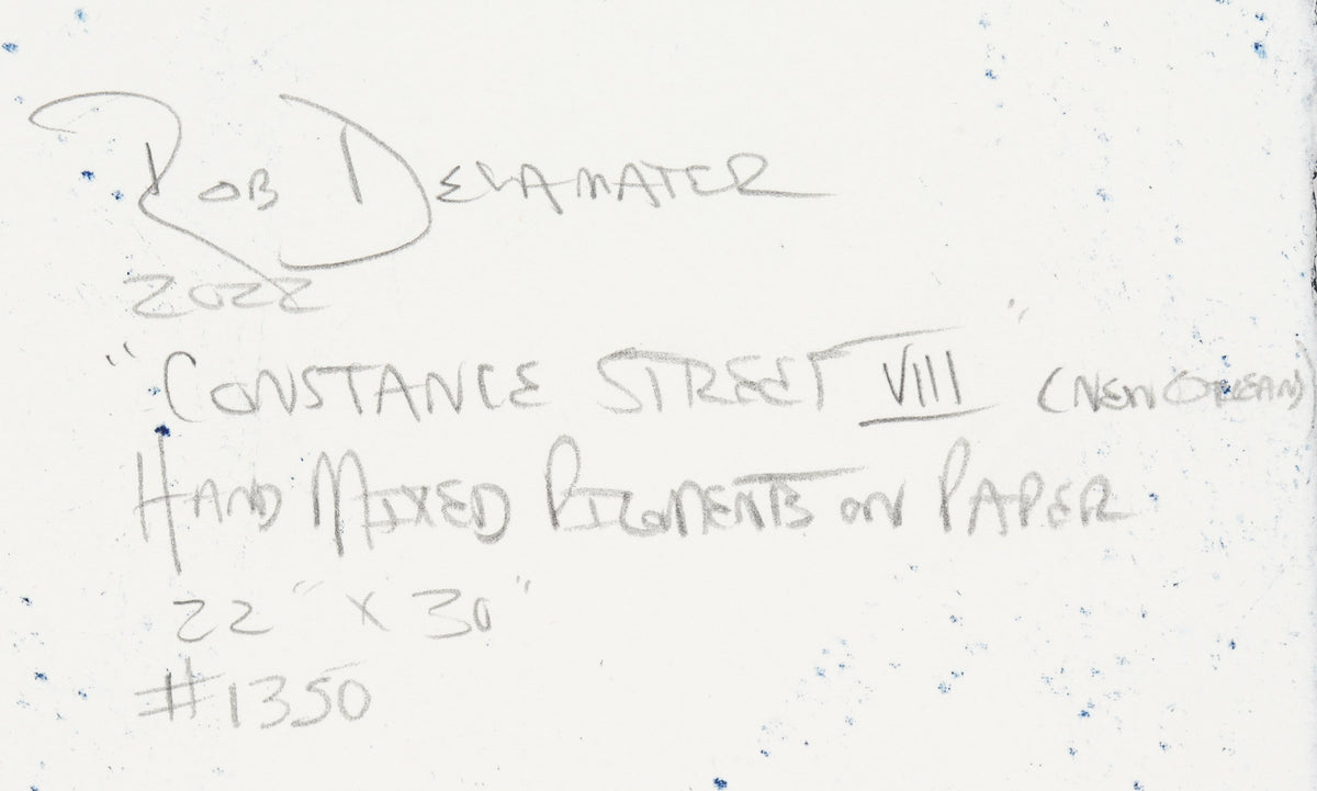 <i>Constance Street VII (New Orleans)</i> <br>2022 Hand-Mixed Pigments <br><br>#C0947