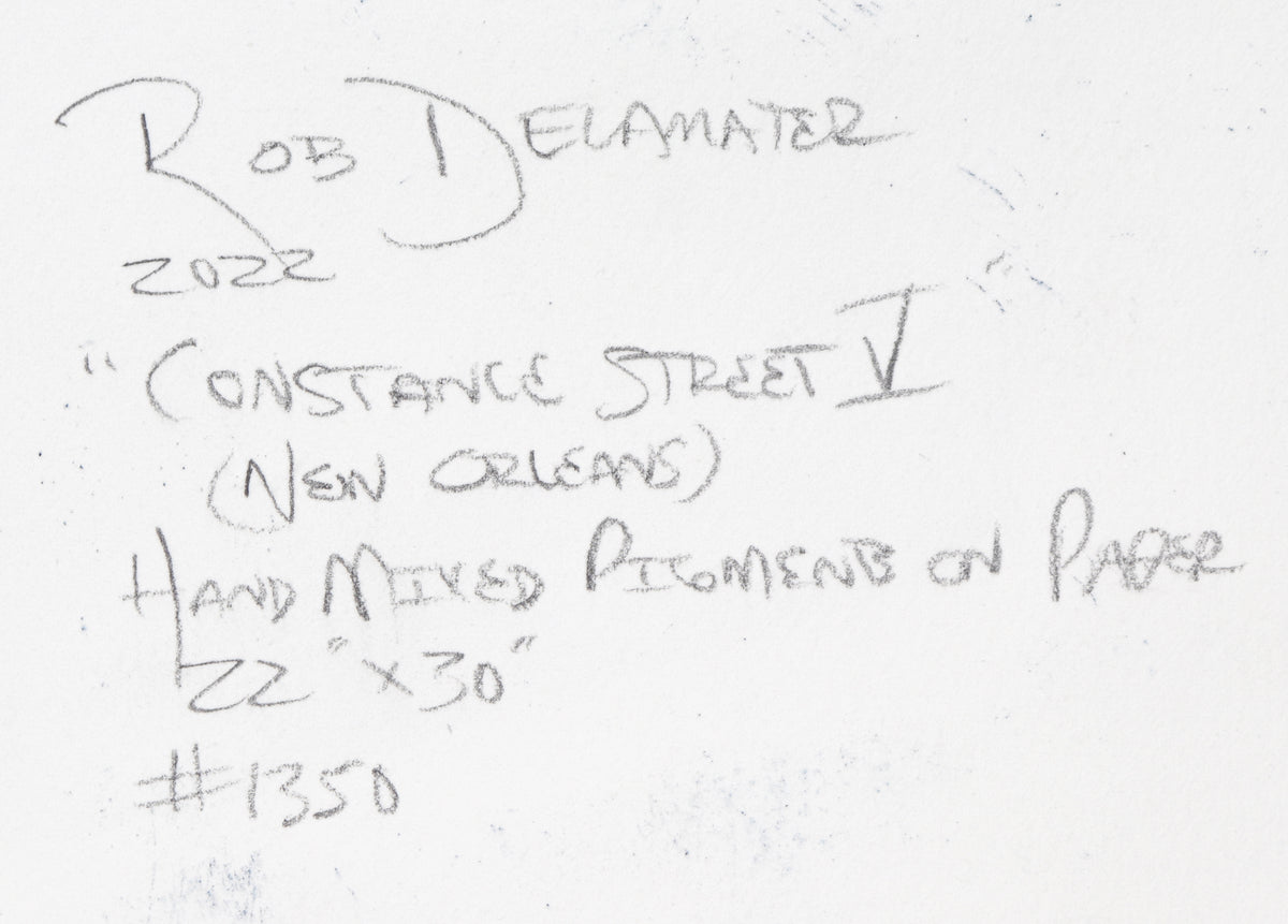 <i>Constance Street V (New Orleans)</i> <br>2022 Hand-Mixed Pigments <br><br>#C0952