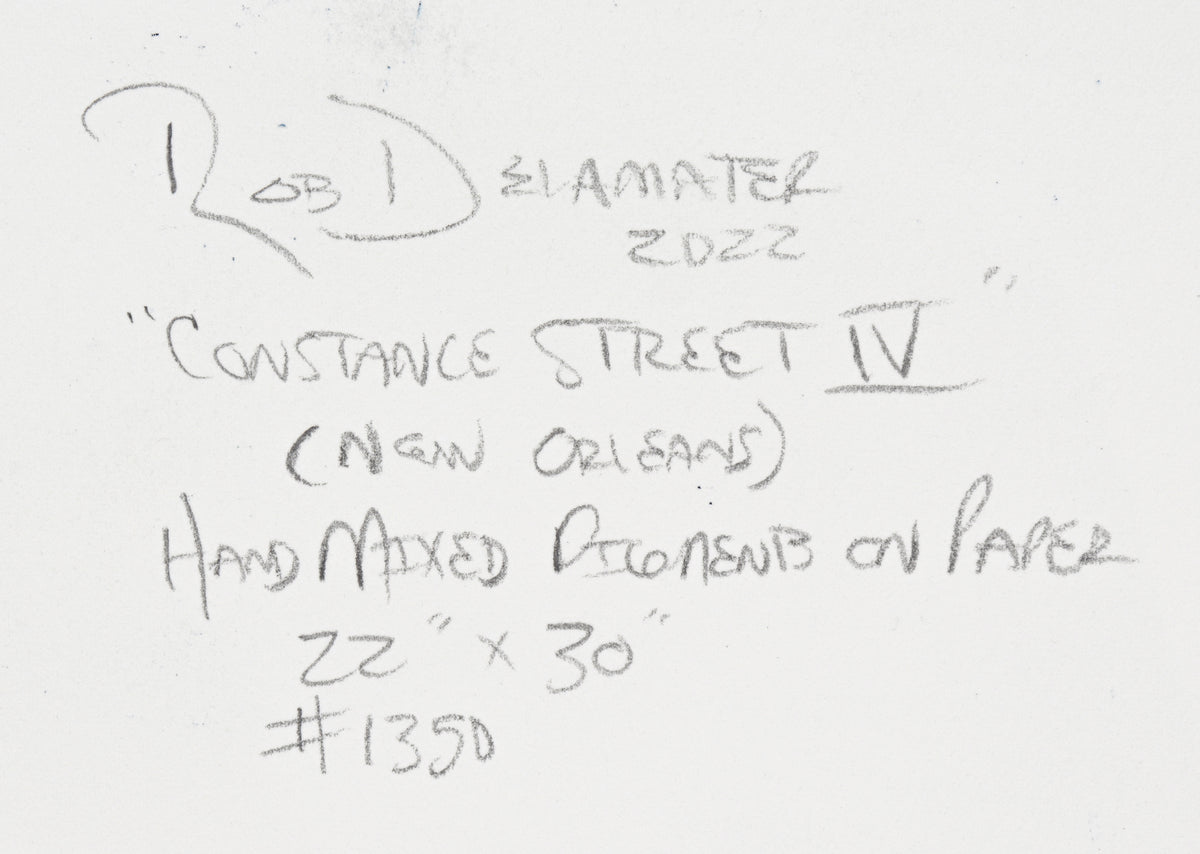 <i>Constance Street IV (New Orleans)</i> <br>2022 Hand-Mixed Pigments <br><br>#C0956