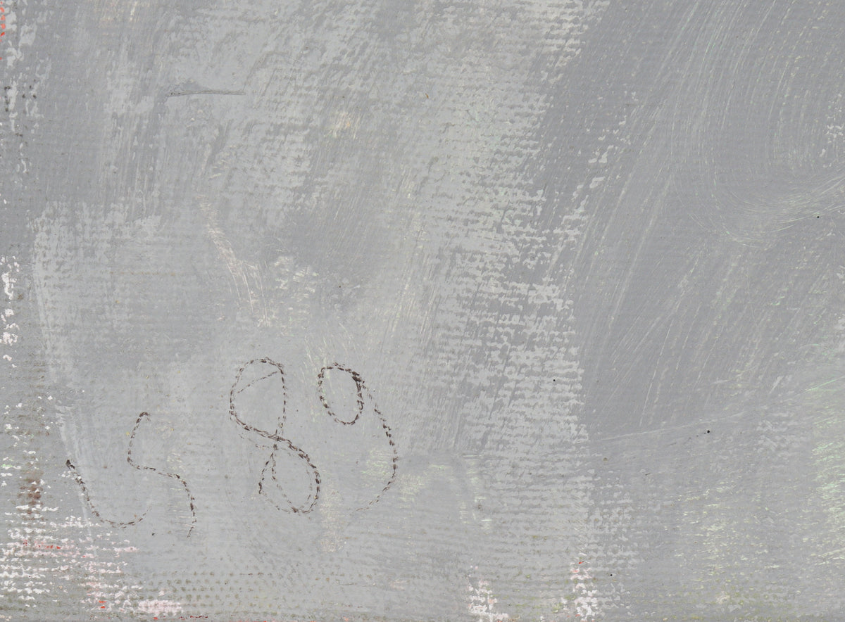 Lying on the Couch<br>1989 Acrylic<br><br>#C0963