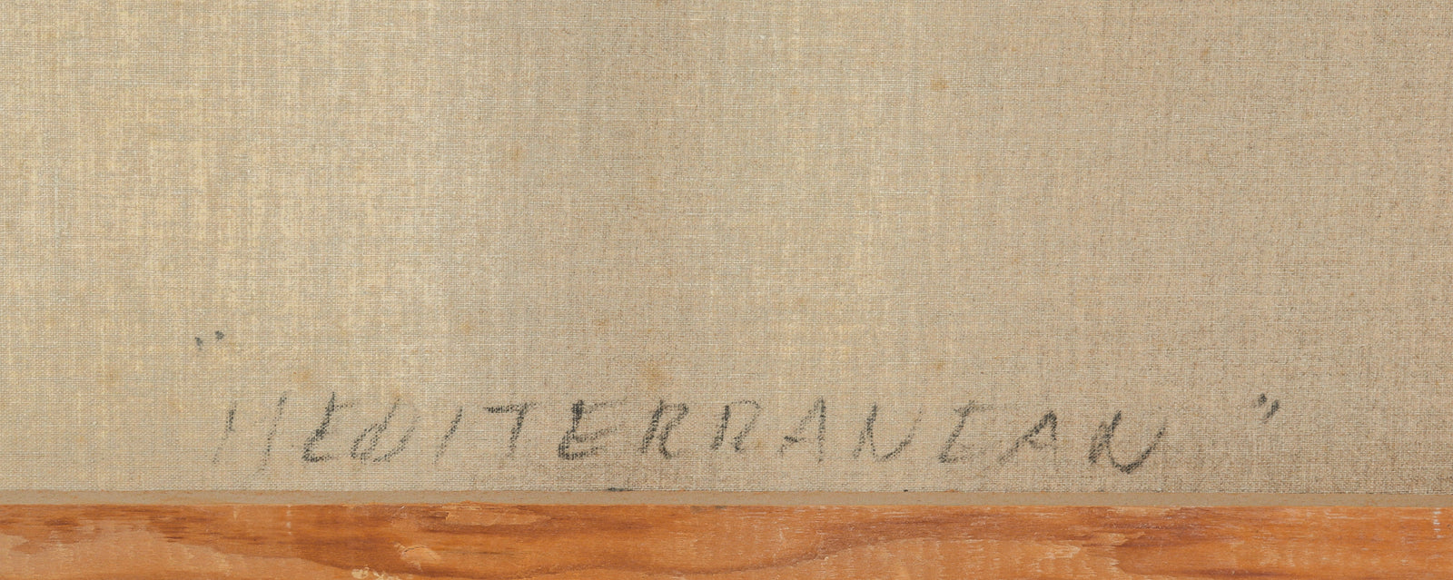 <I>Mediterranean Sun</I> <br>20th Century Oil<br><br>#C0969