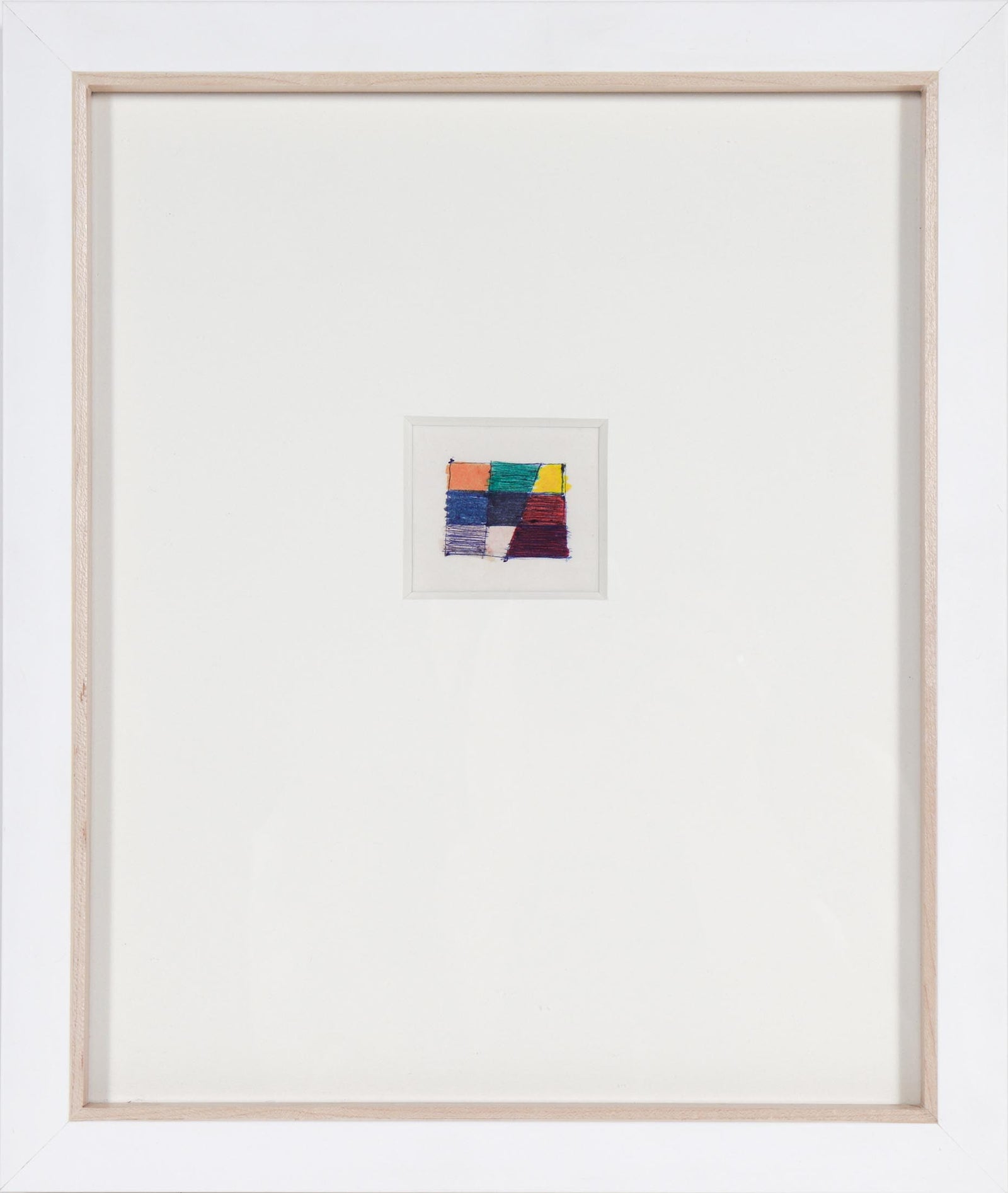 Rectangular Optical Art Study <br>Mid Century Marker & Ink <br><br>#C1030