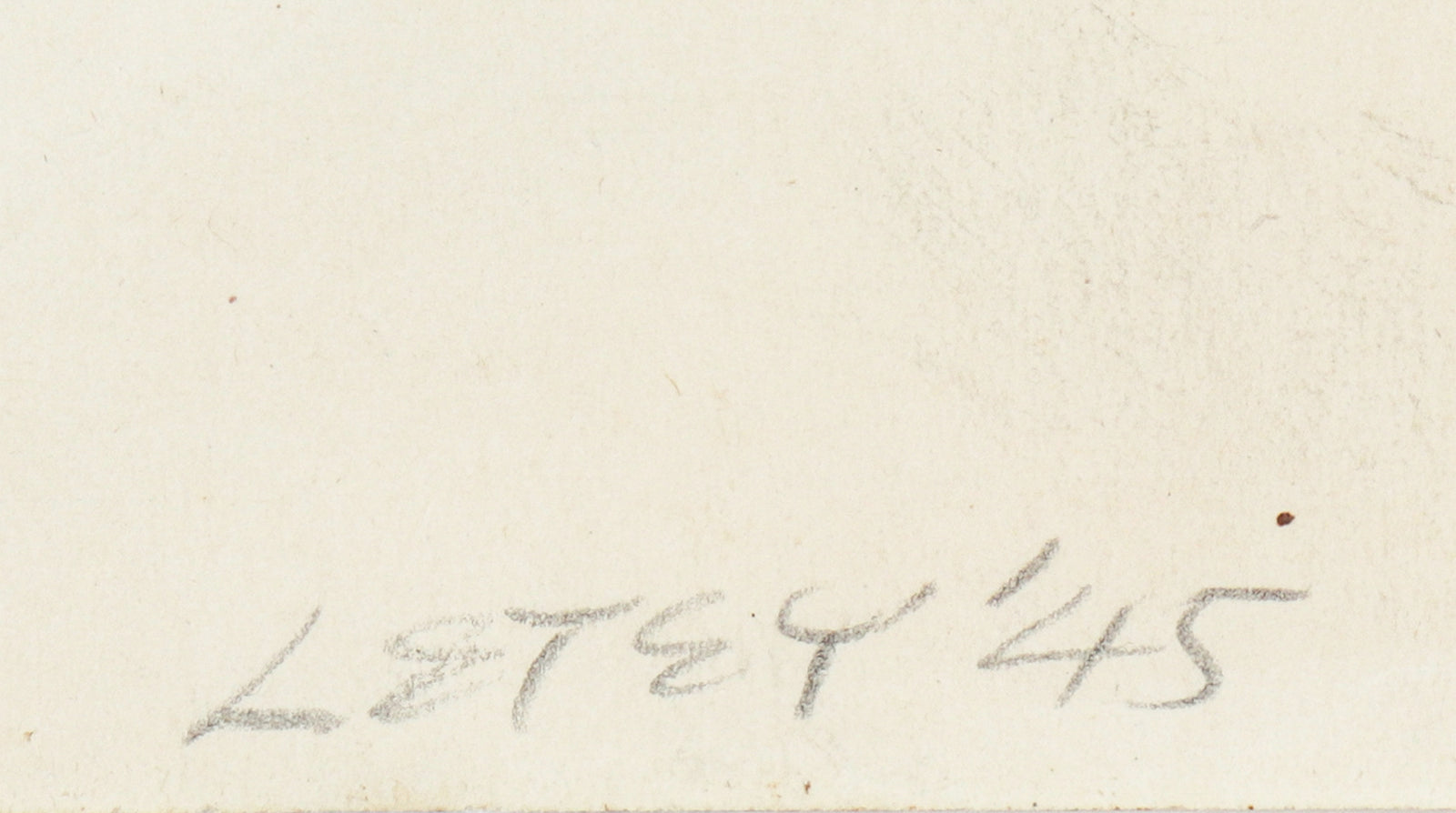 <i>Letey</i> <br>1945 Watercolor <br><br>#C1081