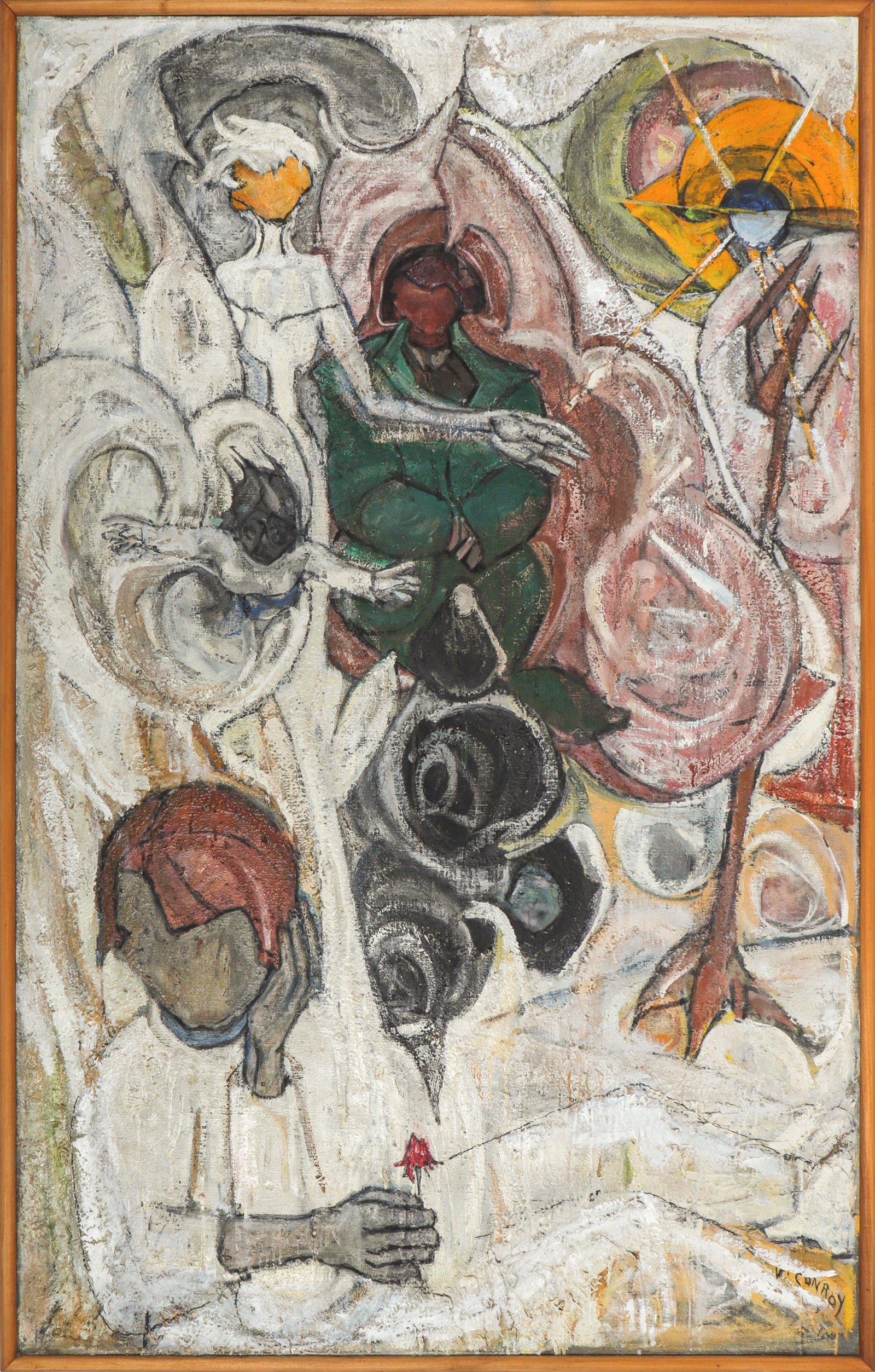 <i>Sleep - REM</i> <br>1968 Oil, Acrylic & Swedish Putty <br><br>#C1157