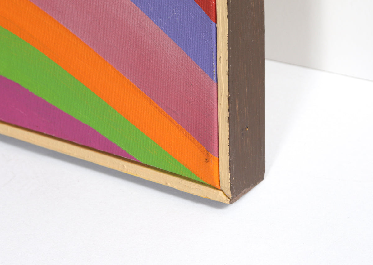 <i>Curved Linear Landscape Series</i> <br>1966 Acrylic <br><br>#C1227