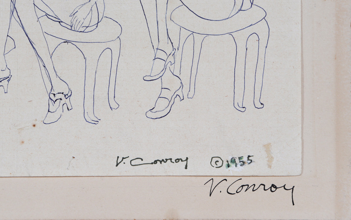 <i>Places of Pleasure, Paris & Nice</i> <br>1955 Pen <br><br>#C1240