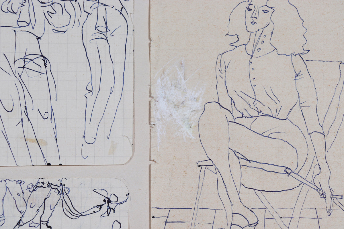 <i>Places of Pleasure, Paris & Nice</i> <br>1955 Pen <br><br>#C1240