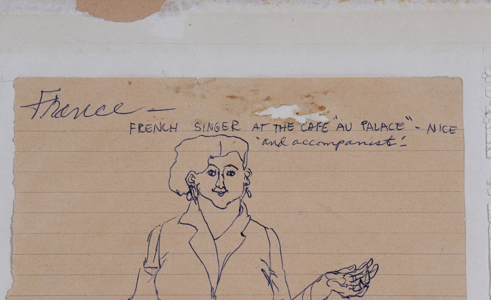 <i>Places of Pleasure, Paris & Nice</i> <br>1955 Pen <br><br>#C1240