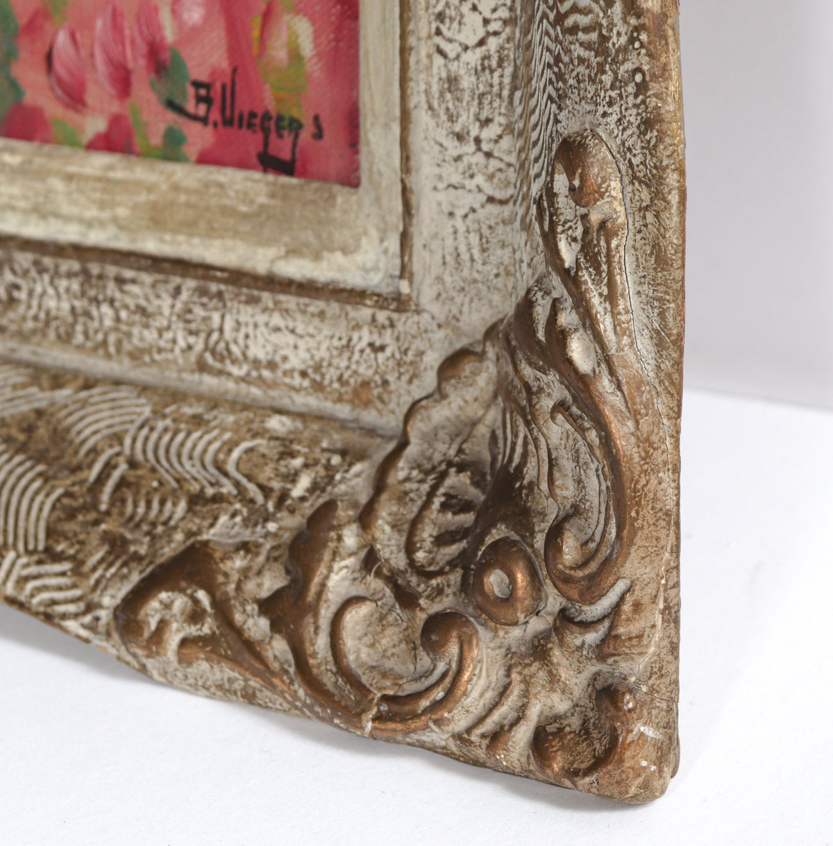 Tulip Farm, Nunspeet <br>Early 20th Century Oil <br><br>#C1259