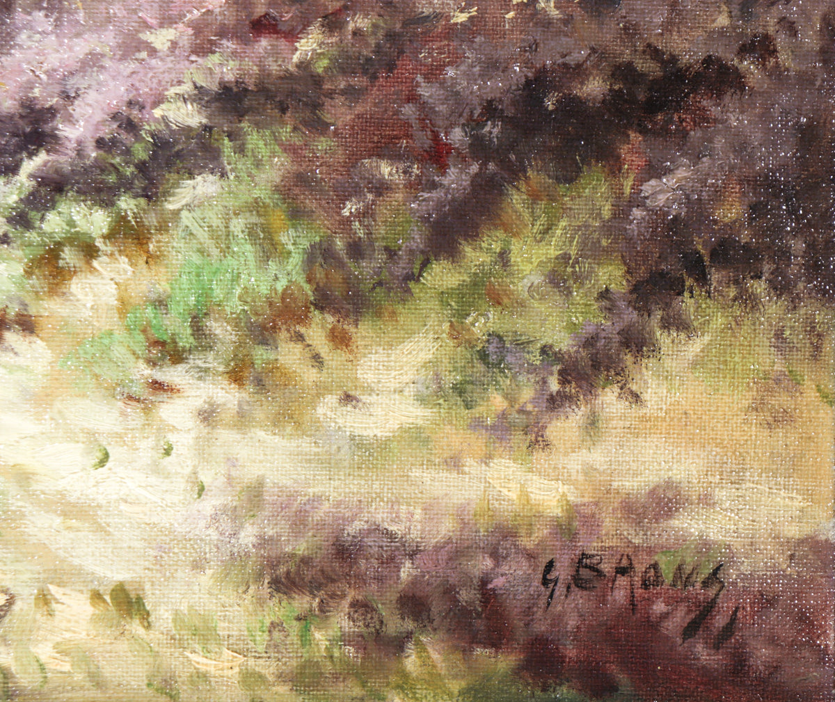 Windswept Dutch Landscape <br>Early 20th Century Oil <br><br>#C1416