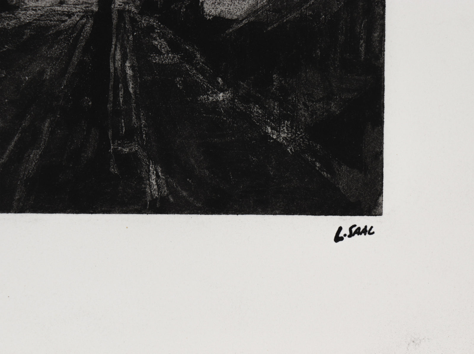 Moody Alleyway<br>1970s Lithograph<br><br>#C1424