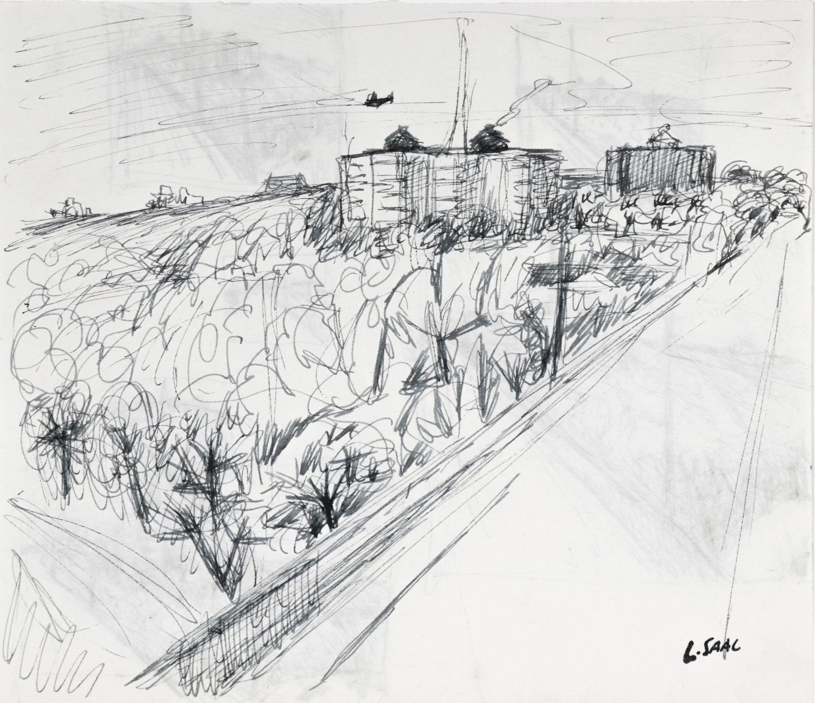 <I>Connecticut Ave.</I> <br>1954 Ink<br><br>#C1426