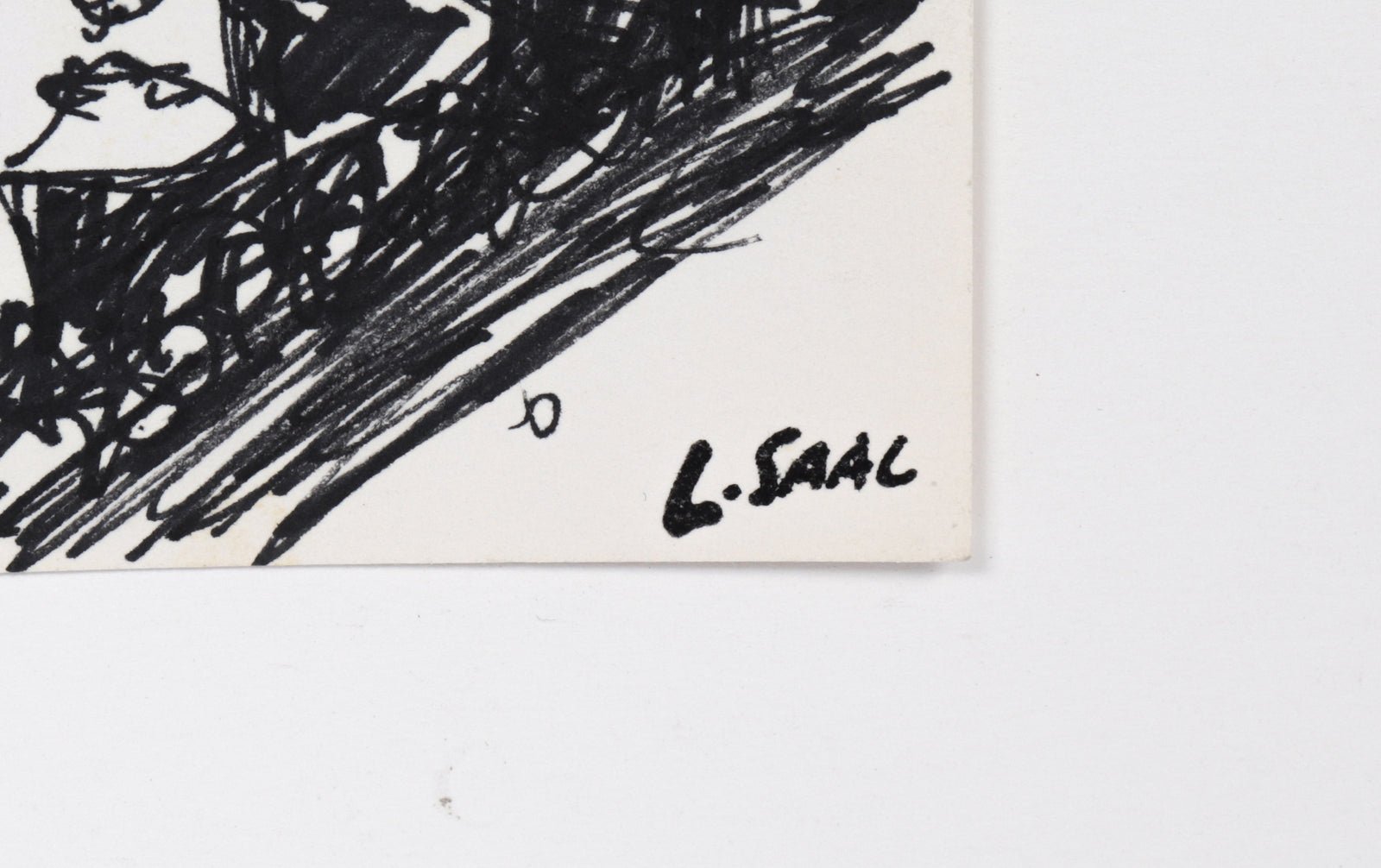 Monochromatic Church Study<br>1980s Ink<br><br>#C1438