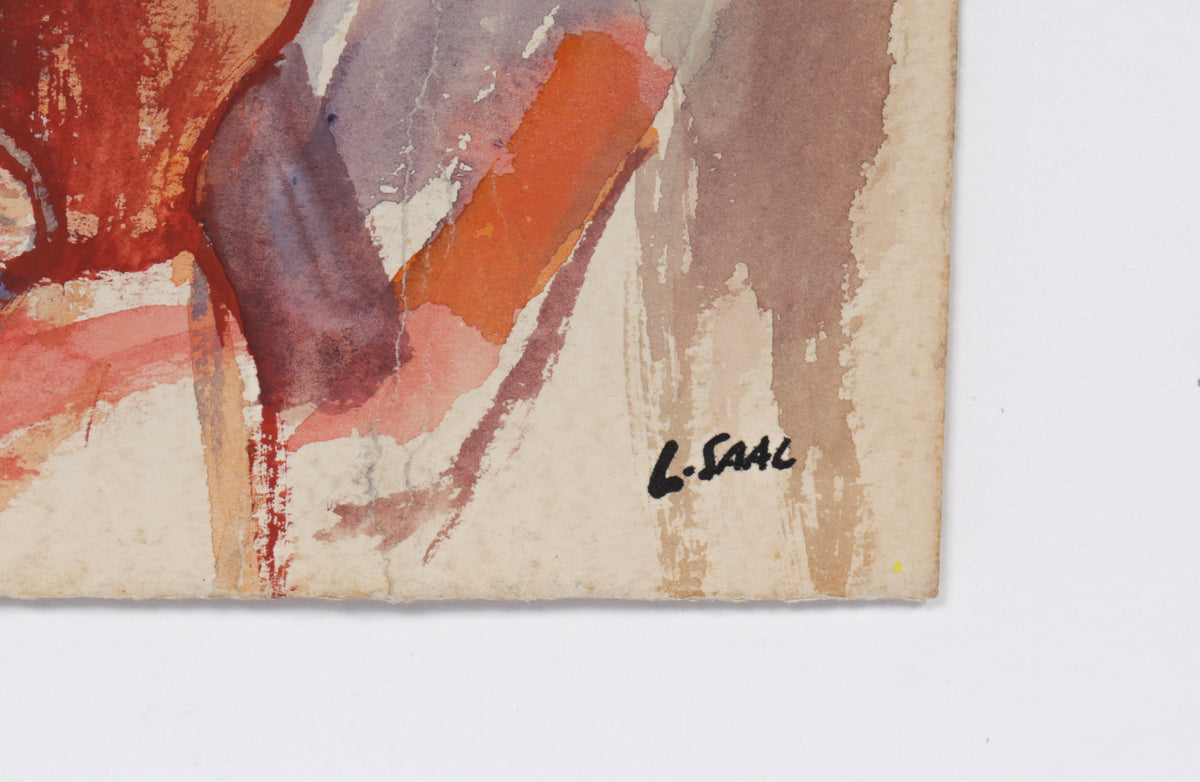 Rendition of The Last Supper <br>20th Century Gouache on Paper<br><br>#C1443