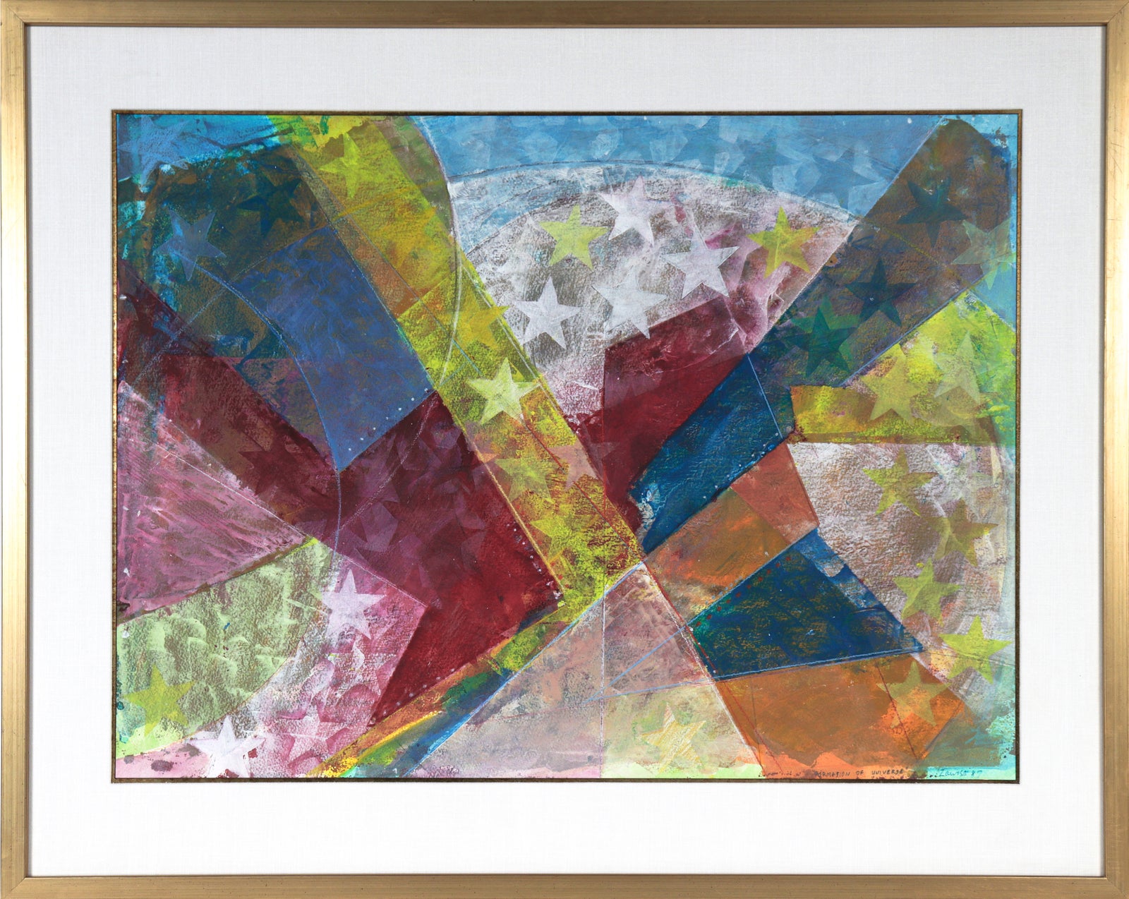 <i>Formation of Universe</i> <br>1987 Mixed Media <br><br>#C1507