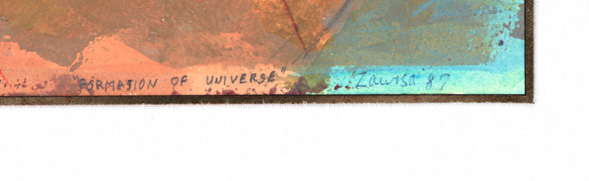 <i>Formation of Universe</i> <br>1987 Mixed Media <br><br>#C1507