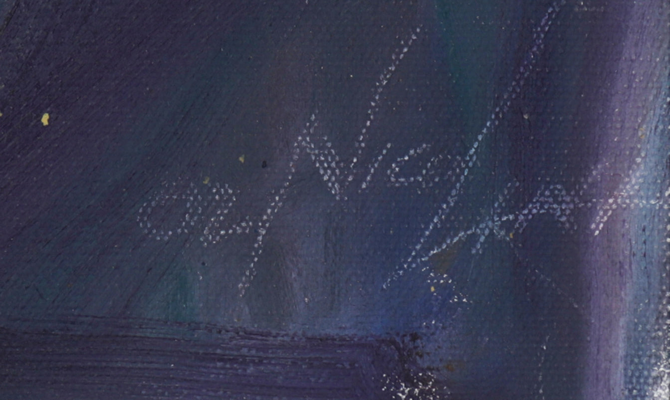 Abstracted Figure by the Bay <br>2002 Oil <br><br>#C1574