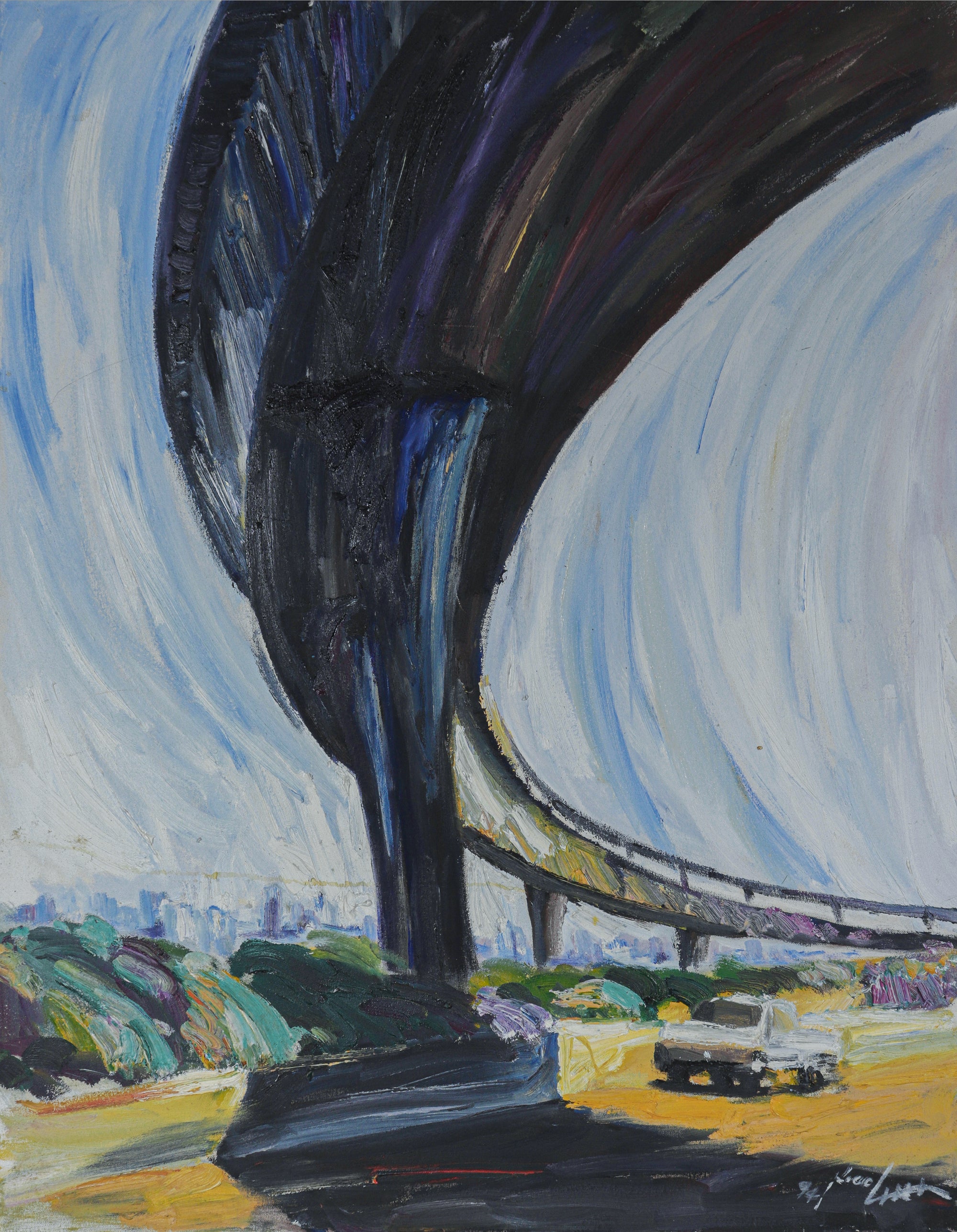 Under the Freeway <br> 1994 Oil <br><br>#C1584