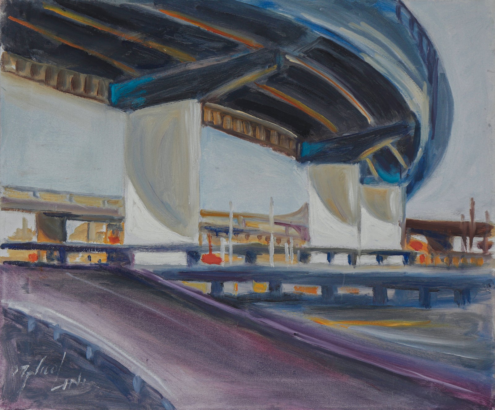 Under the Bridge <br>2007 Oil <br><br>#C1586