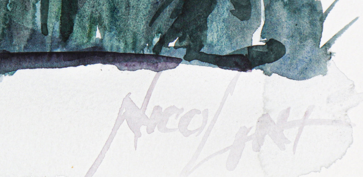 Abstracted East Bay Street Scene <br>20th Century <br><br>#C1637