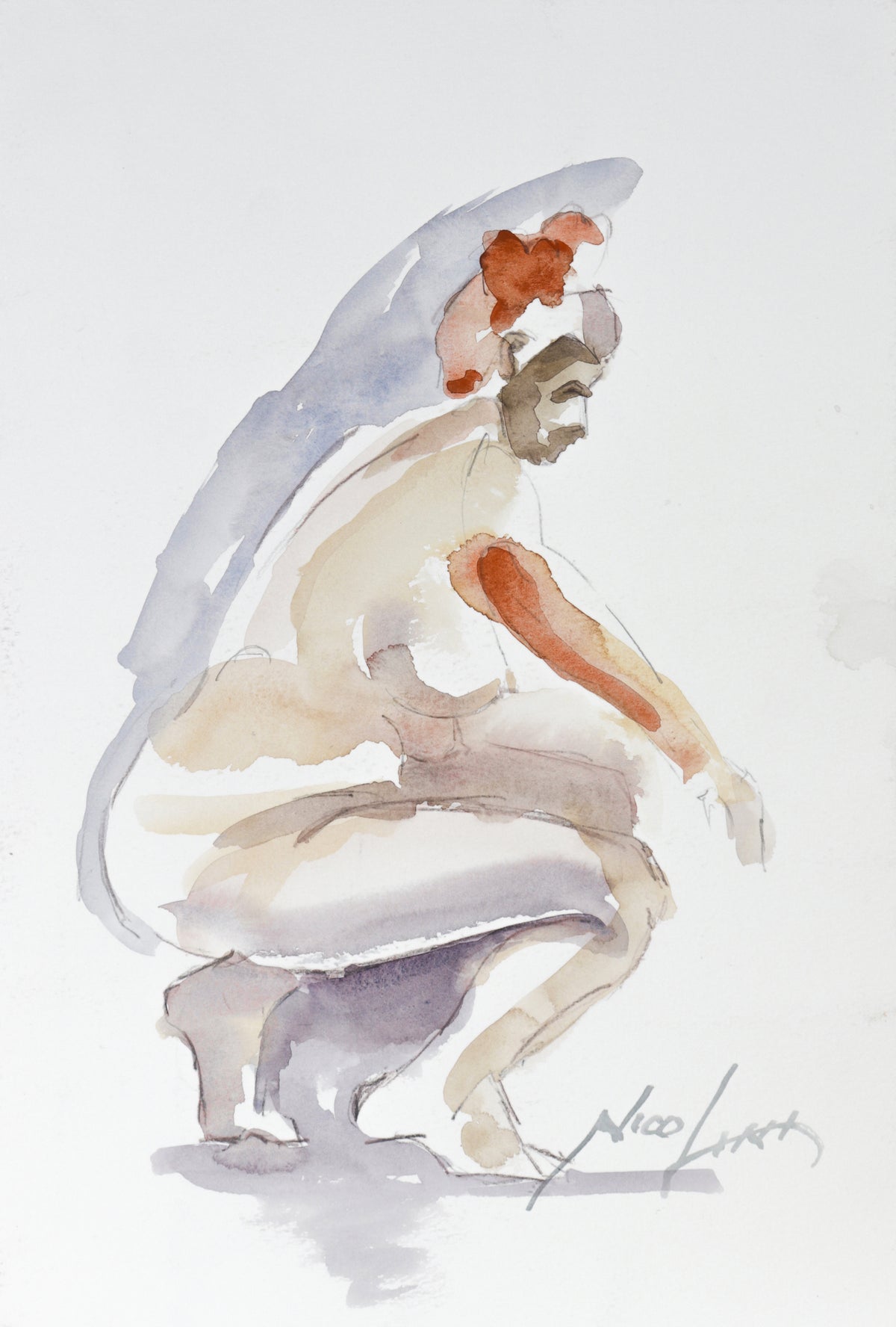 Abstracted East Bay Street Scene <br>20th Century <br><br>#C1637