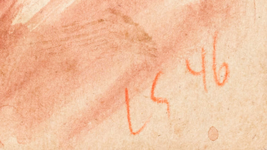 Figurative Circus Scene with Horse <br> 1946 Gouache <br><br>#C1703