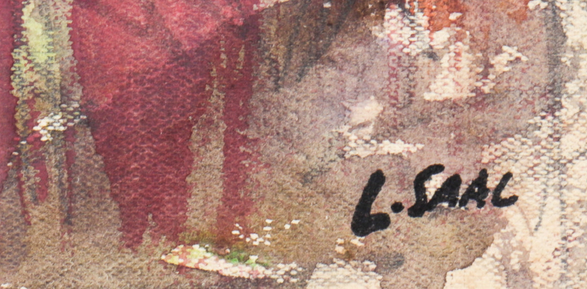 Rendition of <i>The Last Supper</i> Study <br> 20th Century Gouache & Pencil <br><br>#C1717