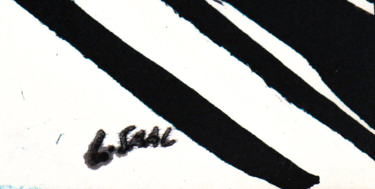 <i>Gare Saint-Lazare, Paris</i> <br>1975 Lithograph <br><br>#C1752