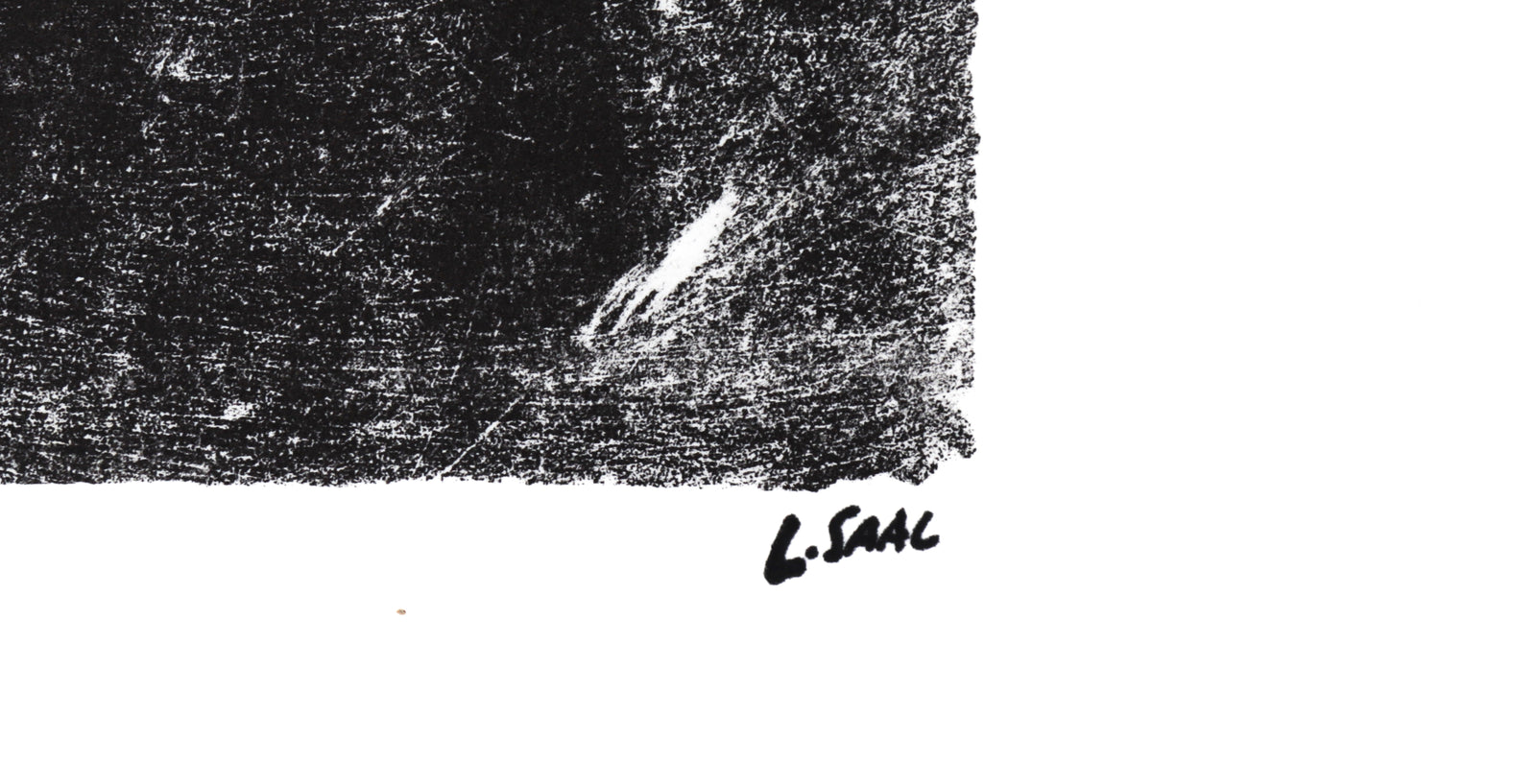 Monochromatic Horse Rider Scene <br> 1980 Lithograph<br><br>#C1758