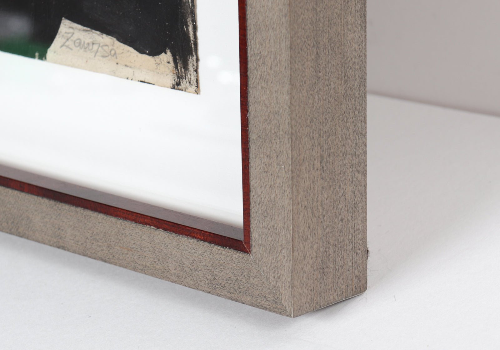 Gestural Geometric Abstract <br>1960 Acrylic <br><br>#C1774