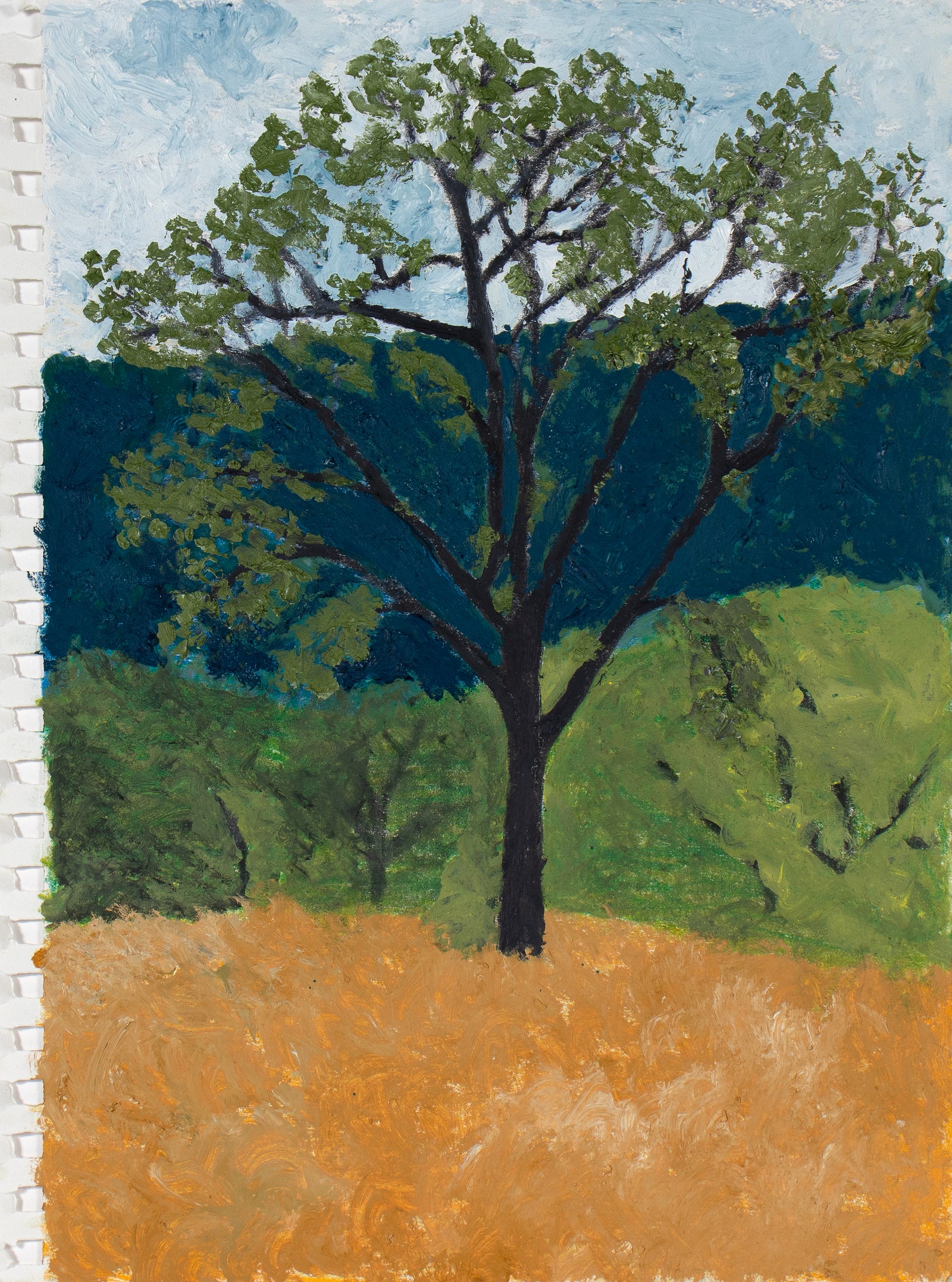 <i>Study for 'The Key to my Heart'</i> <br>2022 Oil on Paper <br><br>#C1788