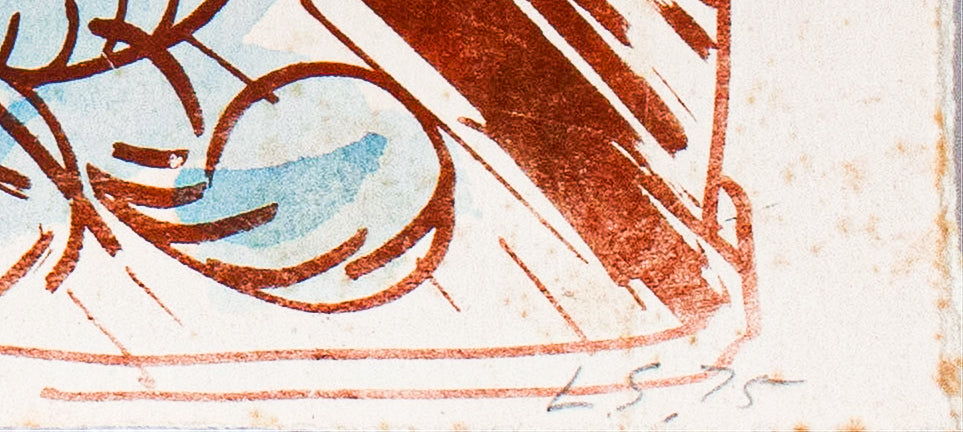 <i> Gare Saint-Lazare, Paris </i> <br>1975 Lithograph <br><br>#C1791