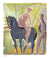 Circus Performers with a Horse <br>1949 Gouache <br><br>#C1804