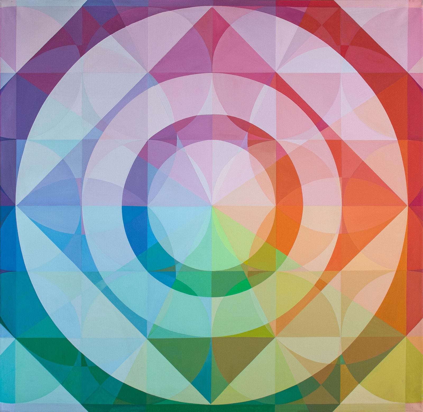 <i>Circles</i> <br>1969 Acrylic <br><br>#C1840