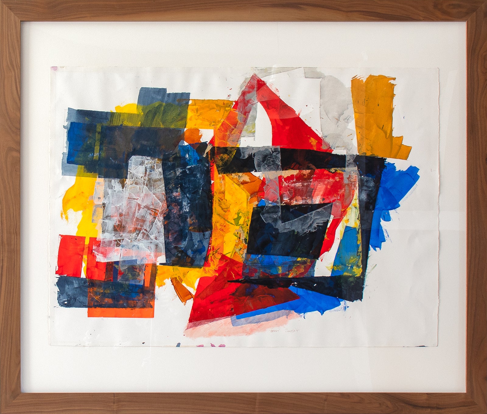 <i>Energy</i> <br>1991 Acrylic on Paper <br><br>#C1912