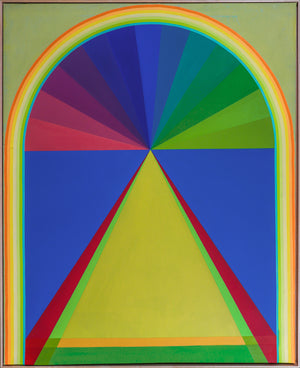 <I>Pyramid, Arch & Pinwheel Series</i> <br>1967 Acrylic <br><br>#C1928