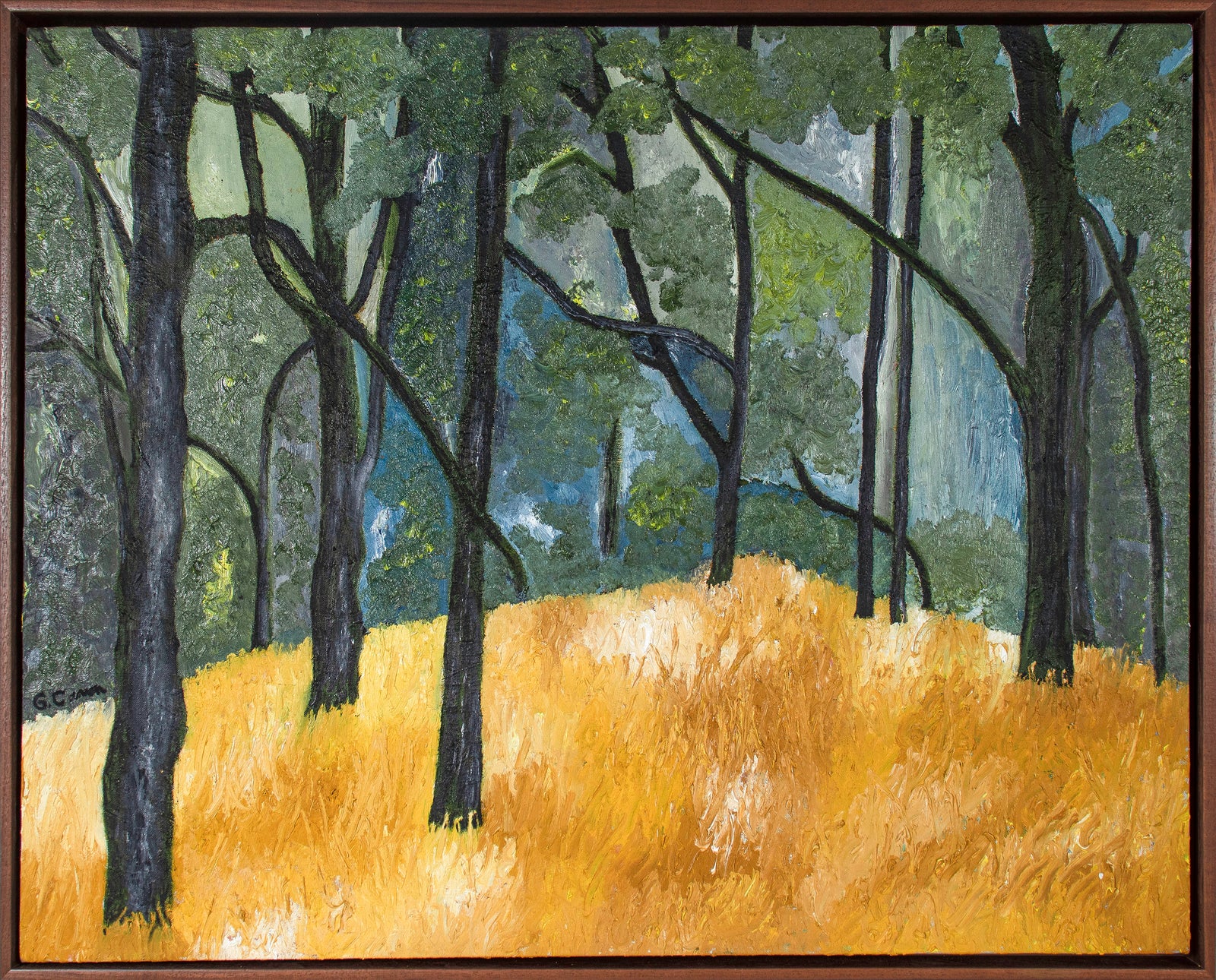 <i>Blue Oak Forest</i> <br>2022 Oil <br><br>#C1943