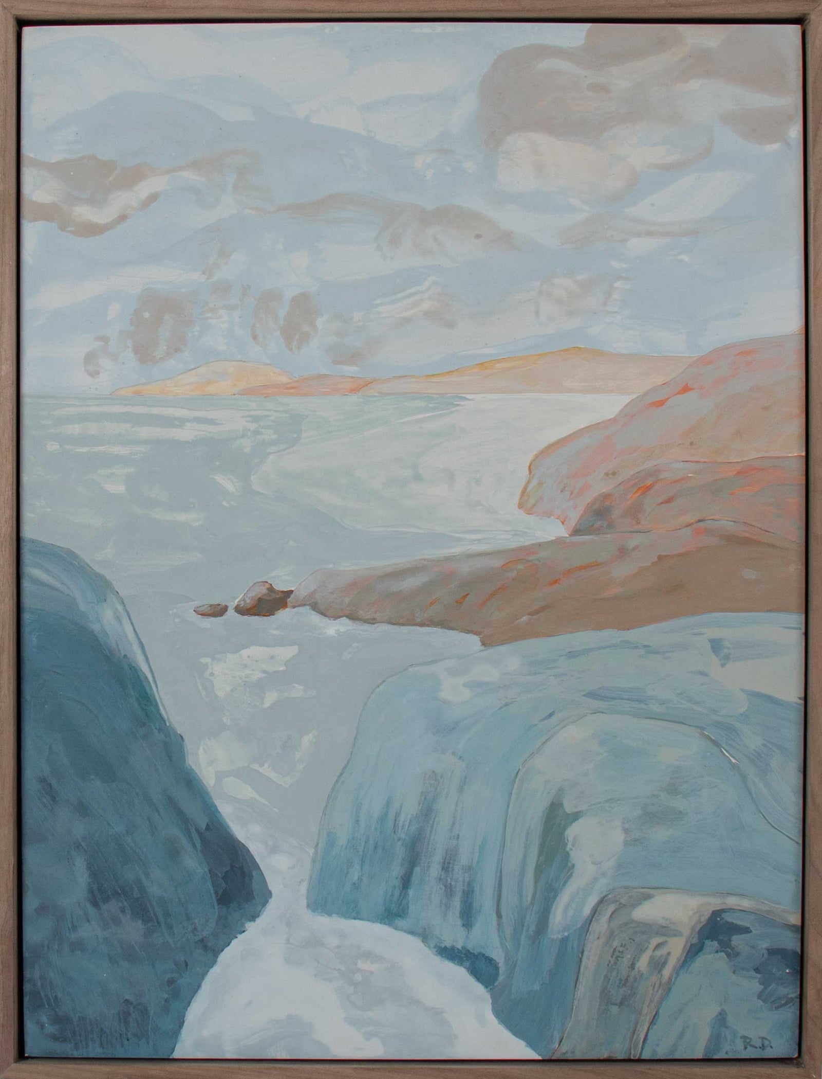 <i>Sea Ranch - Looking North</i><br>2022 Hand-Mixed Pigments<br><br>#C2080