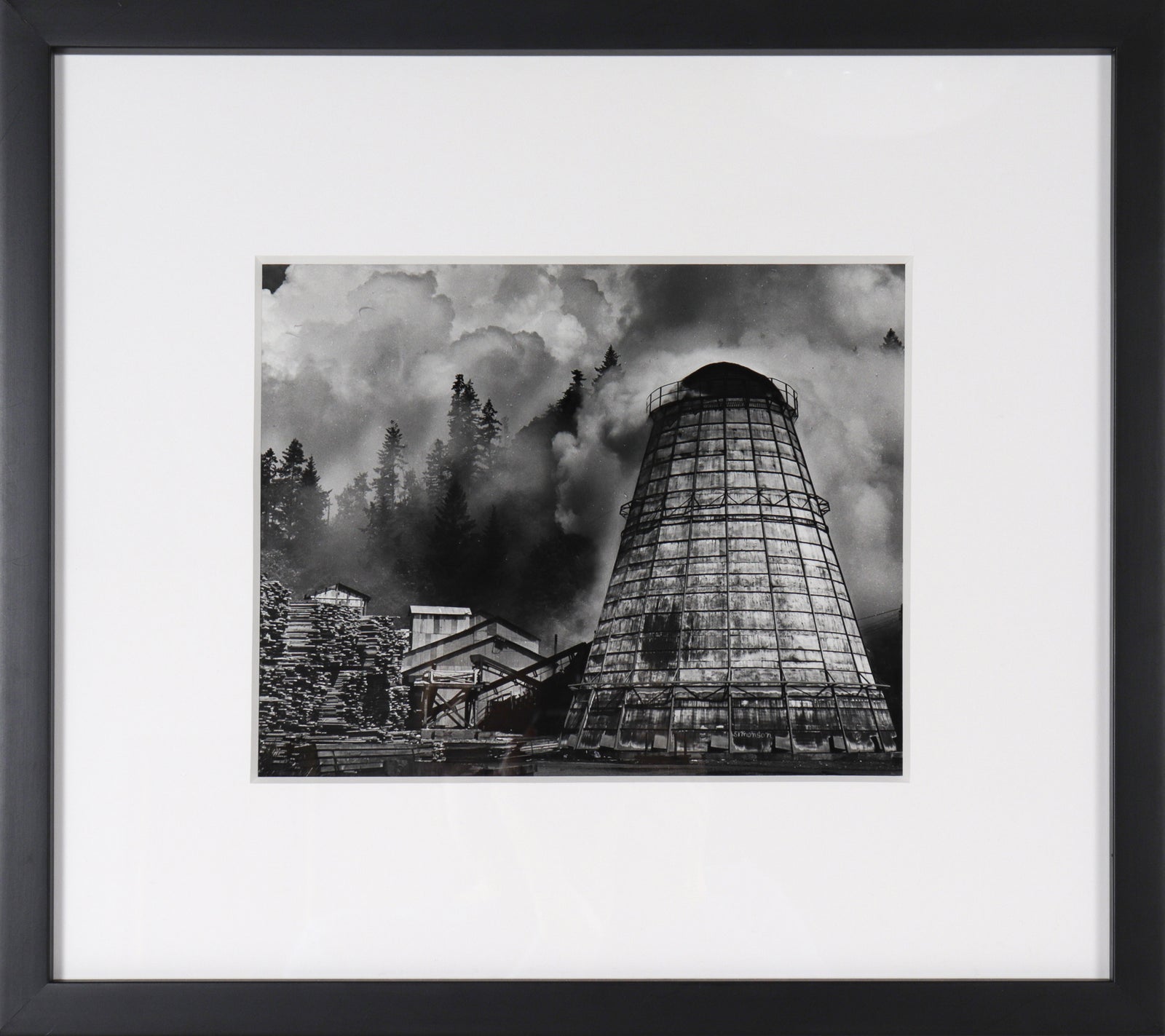<i>California Lumber Mill</i> <br>20th Century Photograph <br><br>#C2108
